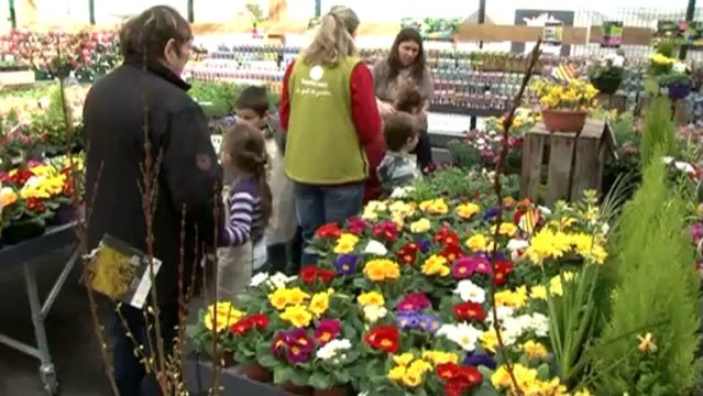 cours de jardinage avec l'école Saint Joseph du Cateau