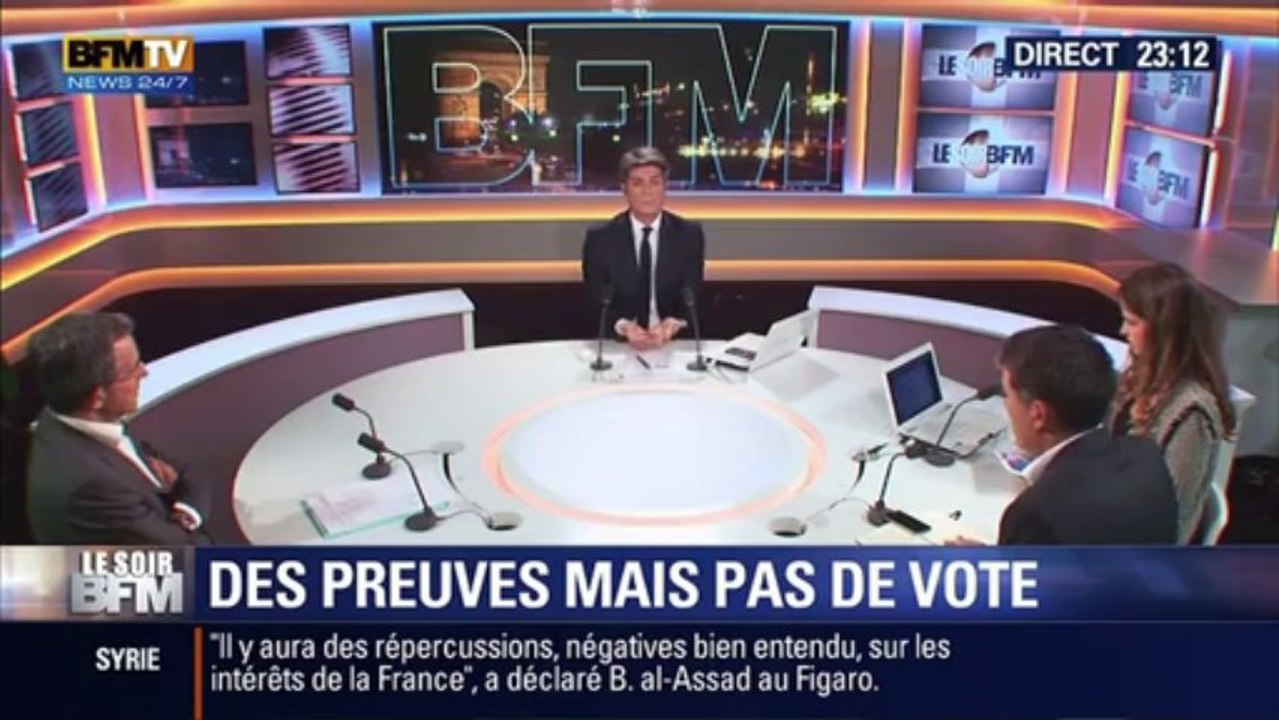 Olivier Faure invité de BFM TV à propos de la situation en Syrie
