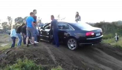 Cross with Audi A8 car... FAIL! DUMMY...