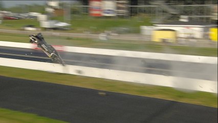NHRA 2013 Chevrolet Performance US Nationals Pro Mod MASSIVE Crash