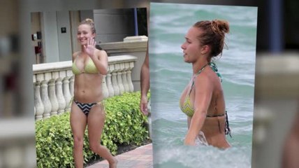 Hayden Panettiere mit teilweise entferntem Tattoo