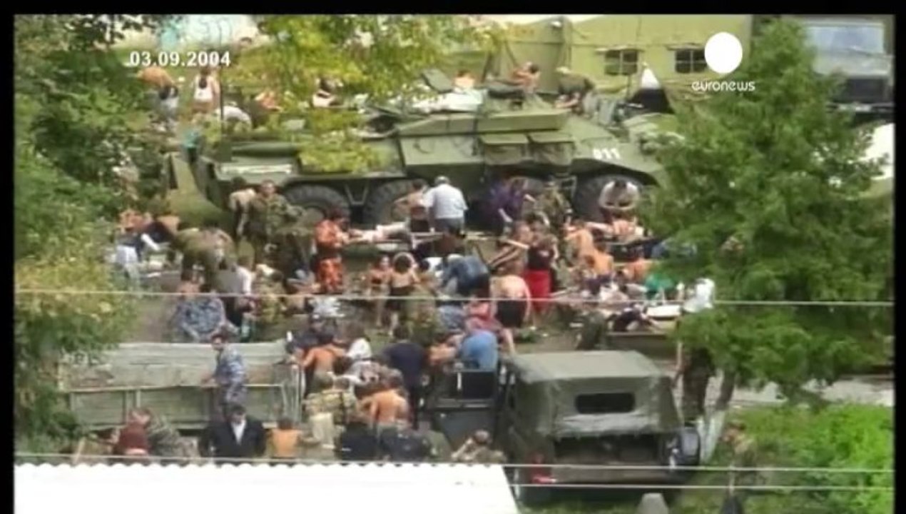 La Russia ricorda le vittime di Beslan