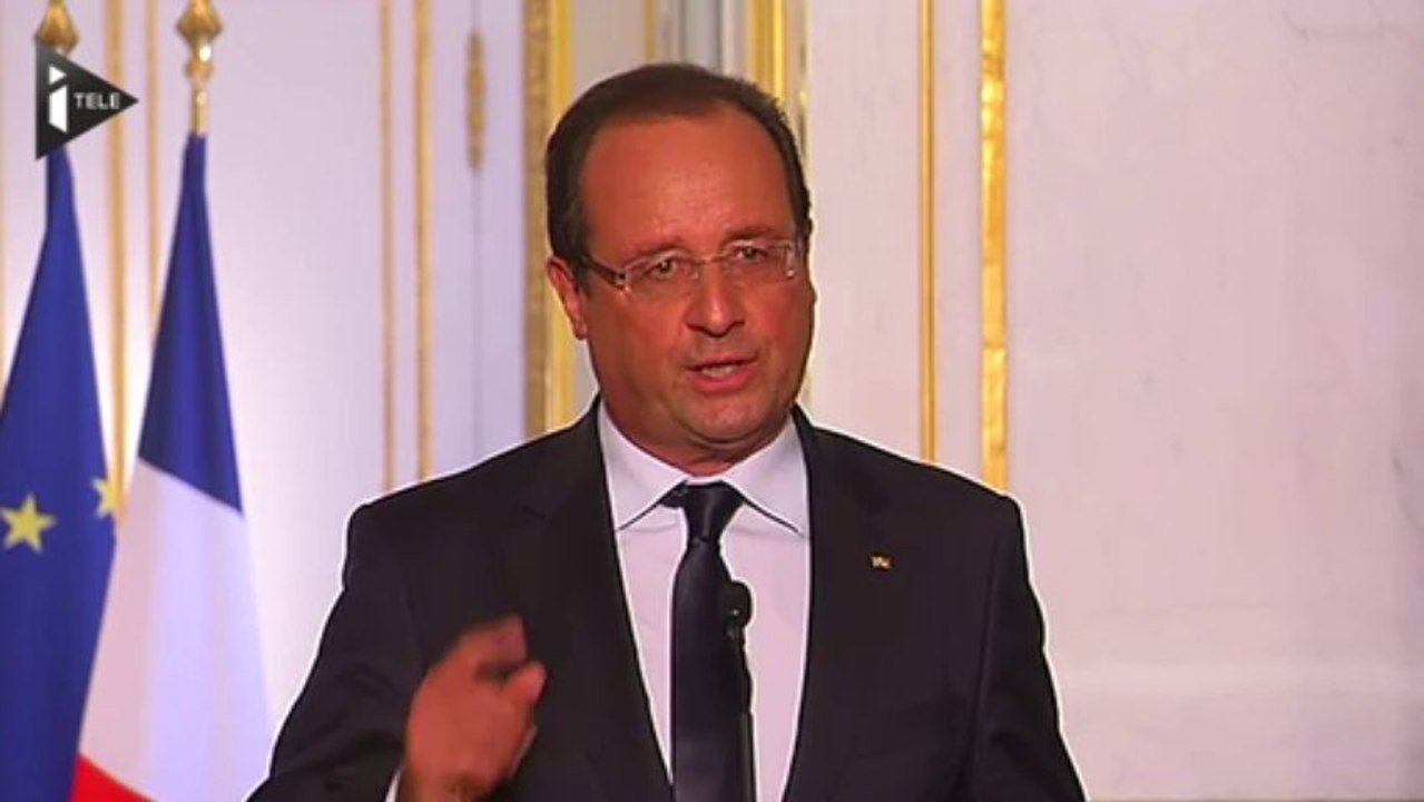 François Hollande : "je suis renforcé dans ma détermination"