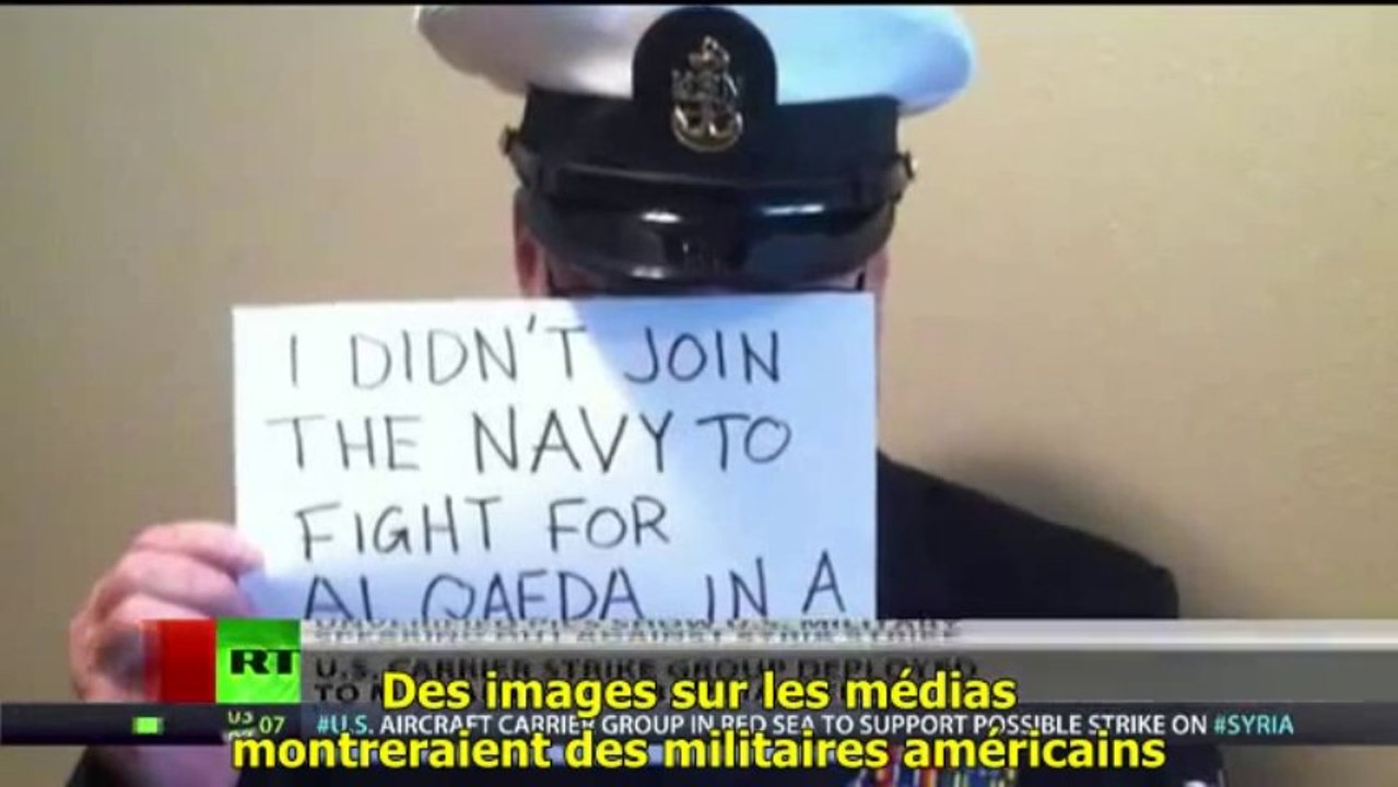 RT. Les militaires américains peu favorables à une intervention en Syrie S/T