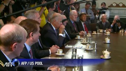 Obama reçoit les principaux responsables du Congrès