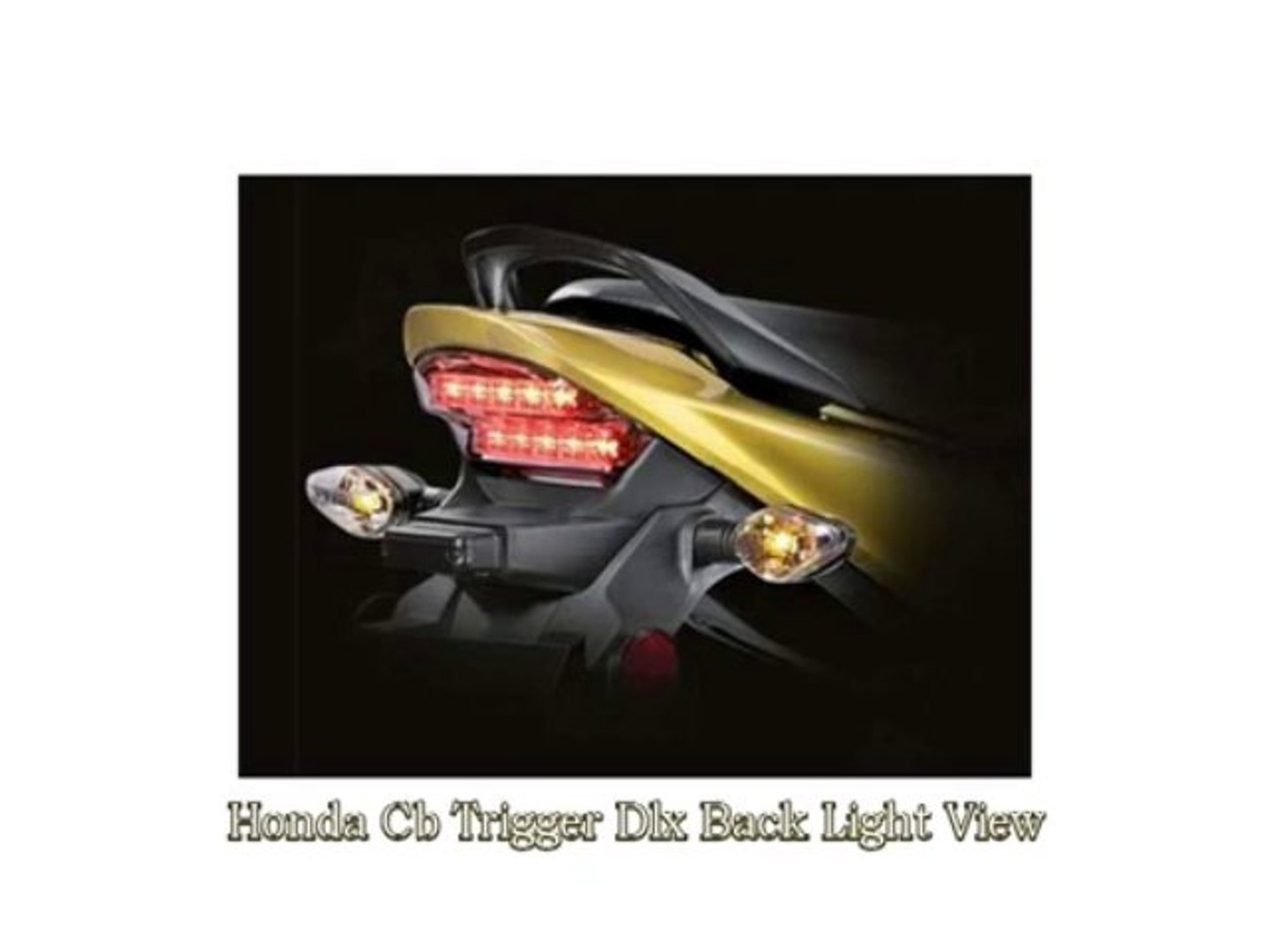 Honda cb 2024 trigger back light