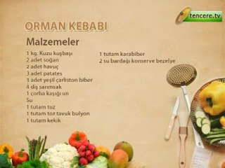 Orman Kebabı Tarifi - Kırmızı Et Yemekleri - Yemek Tarifi