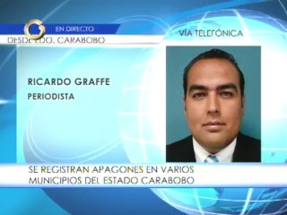 Sin luz en el interior del país