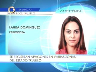 Sin luz en el interior del país