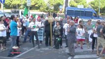 Discarica Falcognana, comitati ancora in protesta sotto Ministero: chiesto un ennesimo incontro