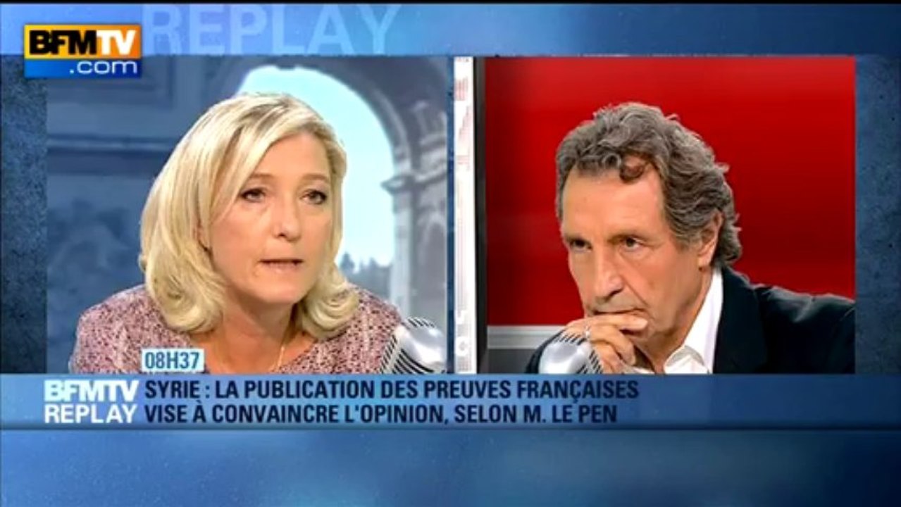 BFMTV Replay: "monsieur Hollande n'envoyez pas de troupes en Syrie" - 03/09
