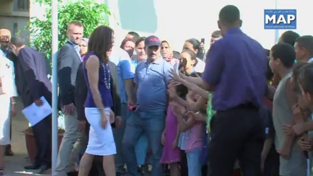 صاحبة السمو الملكي الأميرة ماري تزور مقر الرابطة الديمقراطية لحقوق المرأة بالرباط