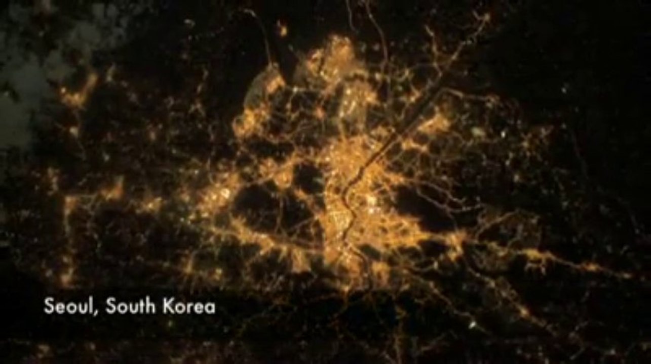 Uzay'dan Görüntülenen Şehir Işıkları!