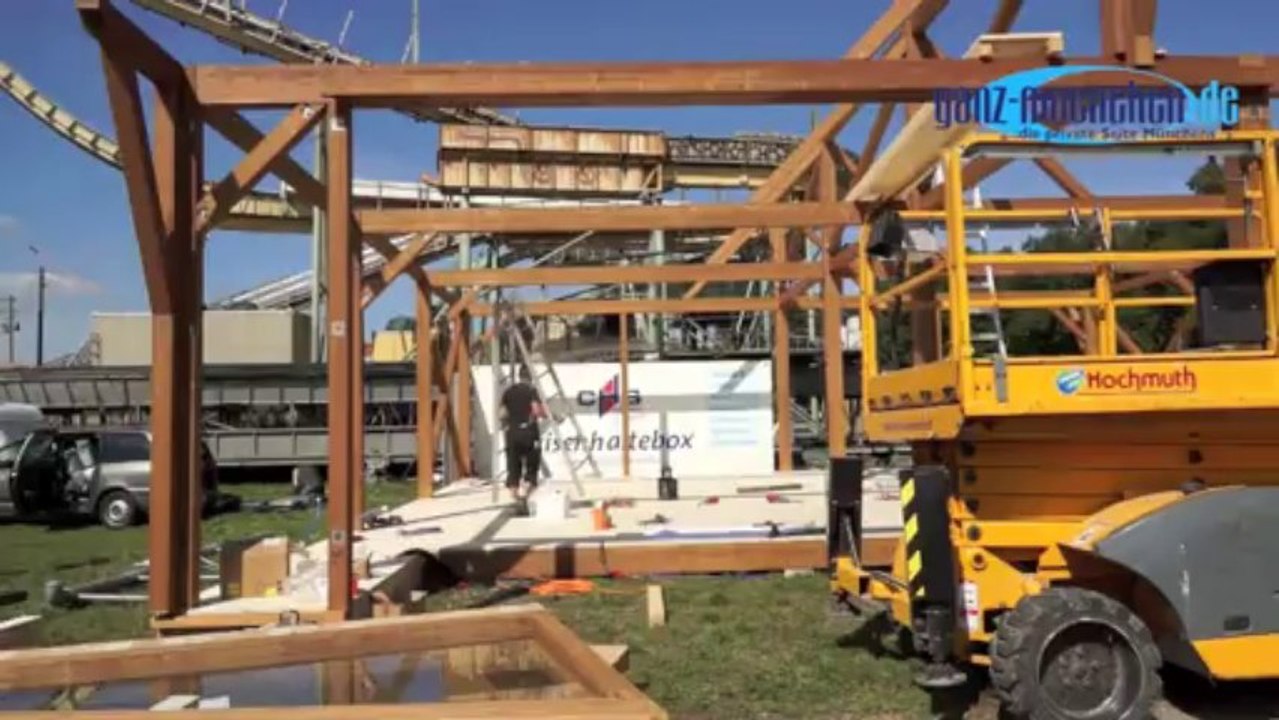 03.09.2013 Oktoberfest Aufbau - 45. Wiesnaufbau Tag (Dienstag)