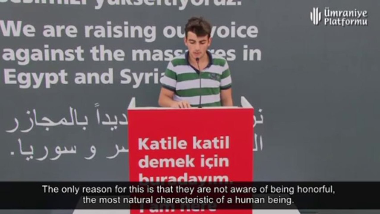 Katile Katil Demek İçin Buradayım... Şahin Küçüktepe