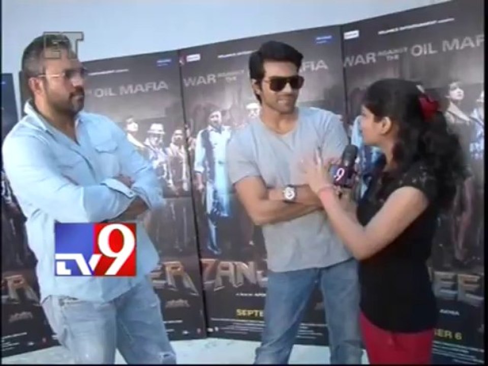 Ram Charan busy with Zanjeer promotion