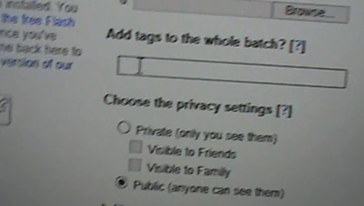 How to upload to Flickr, lesson 1.