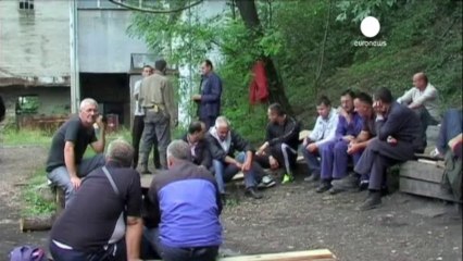 Bosnia: huelga minera a 250 metros bajo tierra