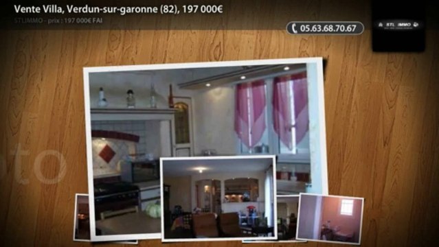 Vente Villa, Verdun-sur-garonne (82), 197 000€