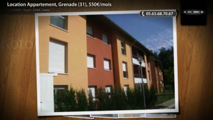 Location Appartement, Grenade (31), 550€/mois