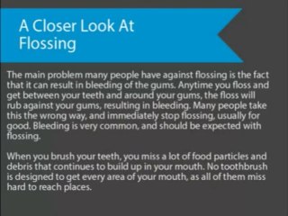 A Closer Look At Flossing 408-335-6637
