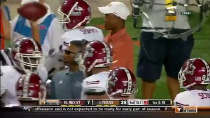 2013 Texas vs. New Mexico State 3rd Quarter