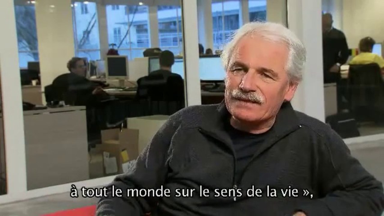6 milliards d'Autres Interview Yann Arthus-Bertrand à Bruxelles