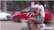 Mother Busted Breastfeeding Son While Driving Moped