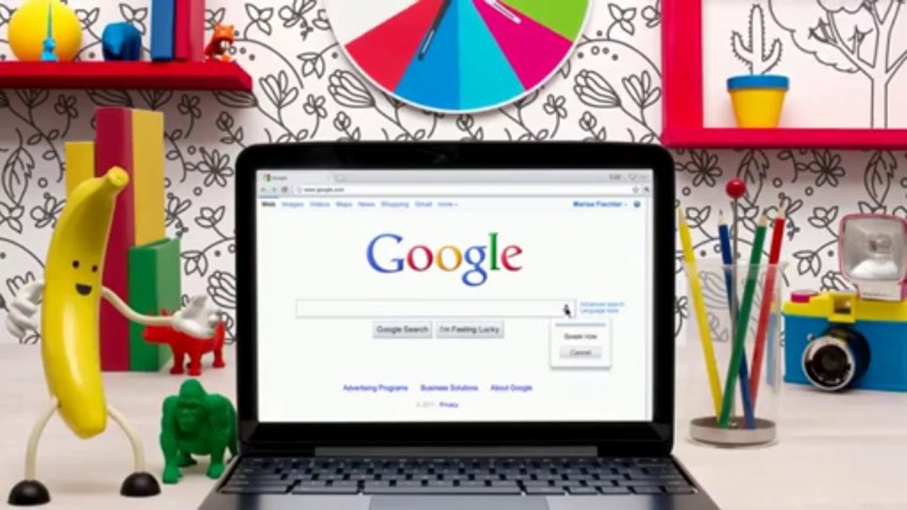 say what you want to find with voice search