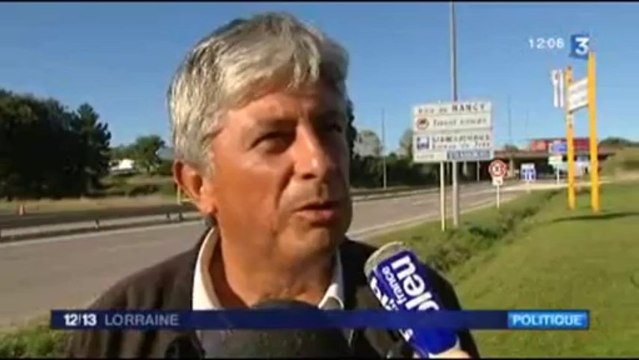 France 3 Lorraine - Conférence de presse de l'UDESR pour une véritable politique de mobilité dans le Sud Meurthe-et-Moselle