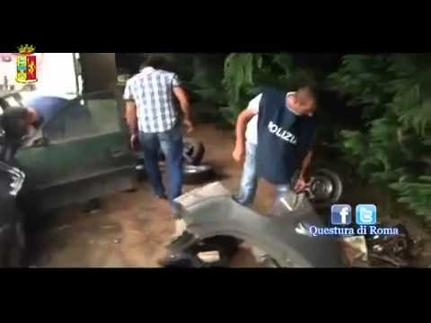 Albano (Roma) - Operazione contro il riciclaggio di auto rubate (03.09.13)