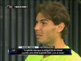 Rafael Nadal's interview for ESPN Deportes in NYC (in Spanish)