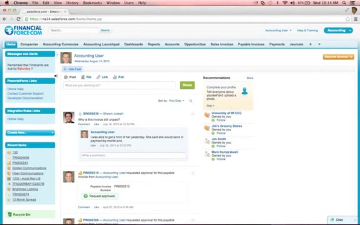 FinancialForce Accounting Product Demo Webinar