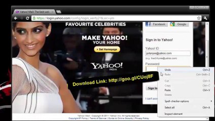 Hack Yahoo Password 2013 New Working Version -812