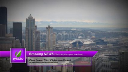 Cube Lower Third V.3 - After Effects Template