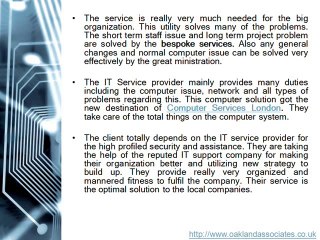 The IT support service saving the services