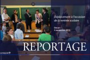 [REPORTAGE] Déplacement à Denain à l'occasion de la rentrée scolaire