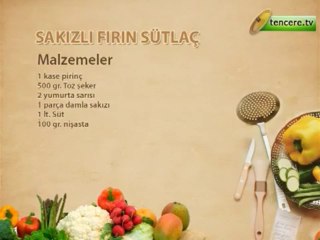 Sakizli Firin Sütlacı - Yemek Tarifi