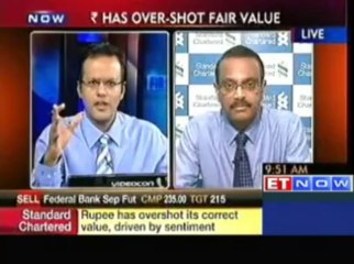 May see equity market outflows on elevated rupee : StanChart