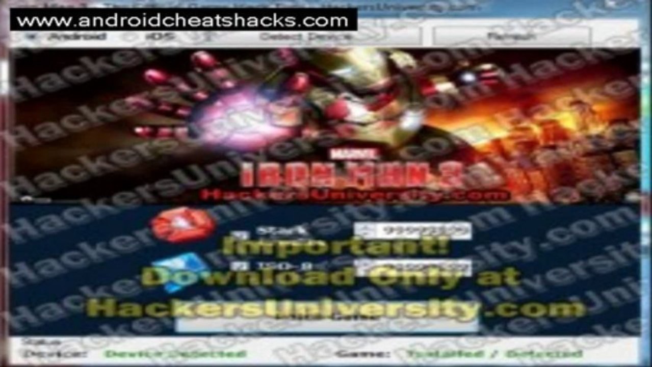 Iron Man 3 Hack / Cheat Tool - iOS /Android - NEW RELEASE [2013 ][Android/iOS][+PROOF]