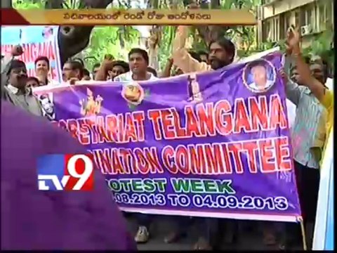 Seemandhra Secretariat employees demand rollback of T-decision