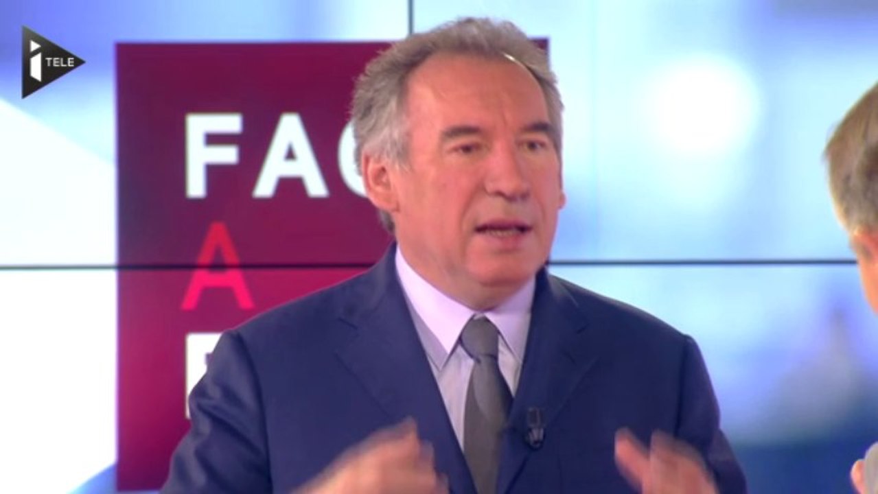 François Bayrou, invité de Christophe Barbier sur iTélé - 040913