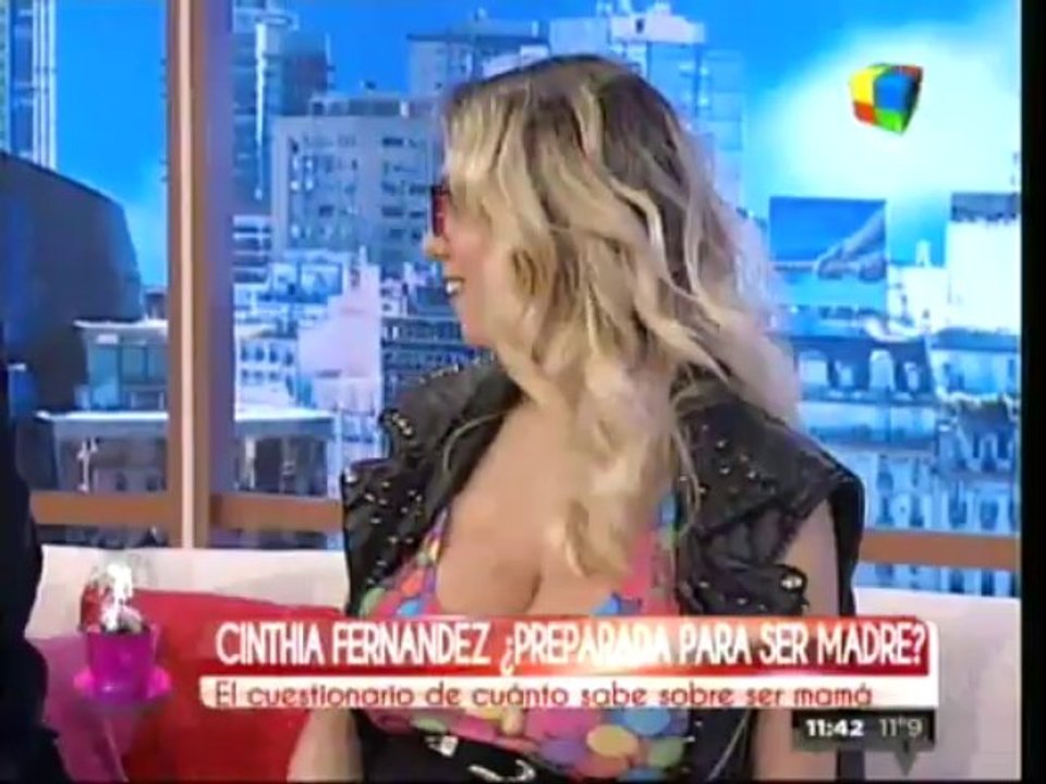 Pronto.com.ar Cinthia Fernández y un "mamatest"