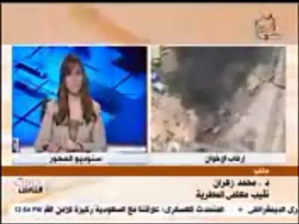 مداخلة د.محمد زهران على قناة المحور يوم 3-9-2013