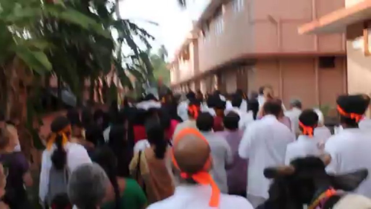 Procession des vaches