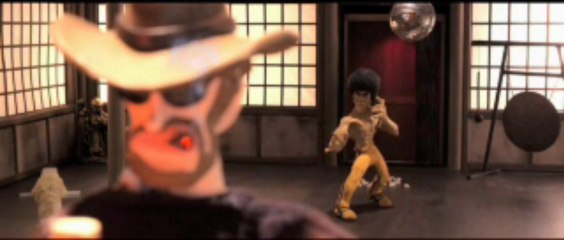 GAME-OVER-DEATH-VF-BRUCE-LEE-contre-CLINT-EASTWOOD-stop-motion