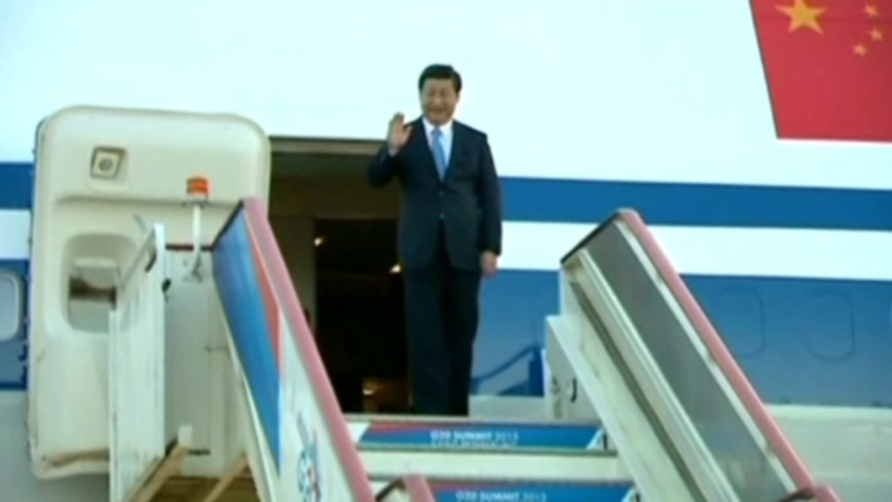 China's Xi arrives in Russia for G20 summit