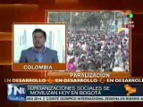 Organizaciones sociales se movilizan en Bogotá