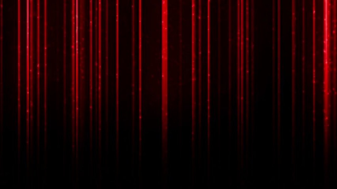 Red Vertical Light Particles Loop HD
