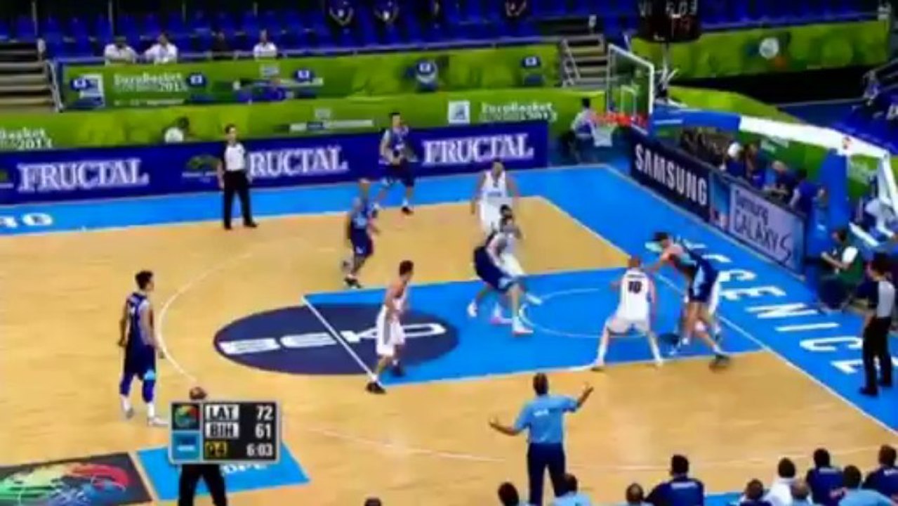 Highlights Latvia-Bosnia and Herzegovina EuroBasket 2013